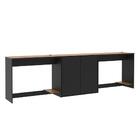 Conjunto De Escritório 3 Peças Smart Office 2 Mesas E 1 Apara