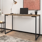 Conjunto De Escritorio Cole Castanho Preto