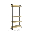 Conjunto De Escritório Colmi Natura Preto