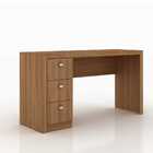 Conjunto De Escritório Com Escrivaninha 02 Pç Cj43018-028 Móv