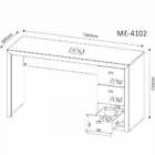 Conjunto De Escritório Com Escrivaninha 02 Pç Cj43018-028 Móv