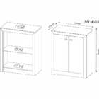 Conjunto De Escritório Com Escrivaninha 06 Pç Cj43018-022 Móv