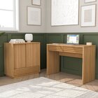 Conjunto De Escritório Com Escrivaninha E Armário Samambaia C