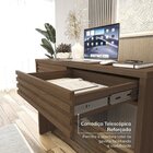 Conjunto De Escritório Com Escrivaninha E Armário Samambaia C