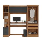 Conjunto De Escritório Escrivaninha E Armário 2 Gavetas 4 Por