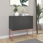 Conjunto De Escritorio Jessie Preto Cobre