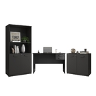 Conjunto De Escritório Lilia Preto