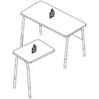 Conjunto De Escritório Mesa Em L E Gaveteiro 28002x27998 Arte