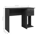 Conjunto De Escritorio Napoli Preto Fosco