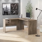 Conjunto De Escritório Nay Castanho Preto