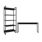 Conjunto De Escritório Nilah Preto