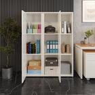 Conjunto De Escritório Office 3 Peças Mesa Balcão Armário Oslo