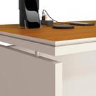 Conjunto De Escritório Oslo 2 Peças 2 Gavetas - Mesa E Gavete