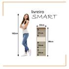 Conjunto De Escritório Smart 1 Livreiro 2 Buffet E 2 Mesas 90