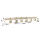 Conjunto De Escritório Smart 6 Livreiro E 7 Mesas 90cm