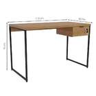 Conjunto De Escrivaninha 1 Gv Com 2 Estantes Destiny Freijó E