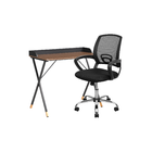 Conjunto De Escrivaninha Bachelor Com Tampo Carvalho E 1 Cade