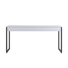 Conjunto De Escrivaninhas 1.5 Honorata Branco Preto