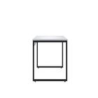 Conjunto De Escrivaninhas 1.5 Honorata Branco Preto