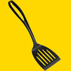 Conjunto De Espátulas Para Cozinha Nylon 6 Peças Preto Sanremo