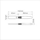 Conjunto De Espátulas Tramontina Ipanema Com 6 Peças - Branco