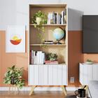 Conjunto De Estantes Com Portas Marie Branco Tauari