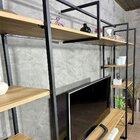 Conjunto De Estantes Industrial Para Sala De Tv Urban Com 250