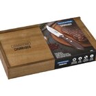 Conjunto De Facas Churrasco Fandango Aço Inox Cabo Castanho P