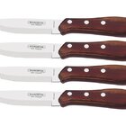 Conjunto De Facas Churrasco Fandango Aço Inox Cabo Vermelho P