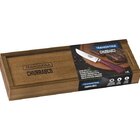 Conjunto De Facas Churrasco Pampas Fio Liso Inox Forjado Cabo