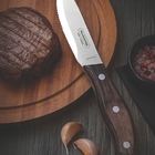 Conjunto De Facas Churrasco Rio Grande Aço Inox Cabo Castanho