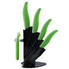 Conjunto De Facas De Cerâmica Myvit Com Suporte 6 Peças Conju