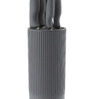 Conjunto De Facas Do Chef Cozinha Inox Cabo Anatômico 6 Peças