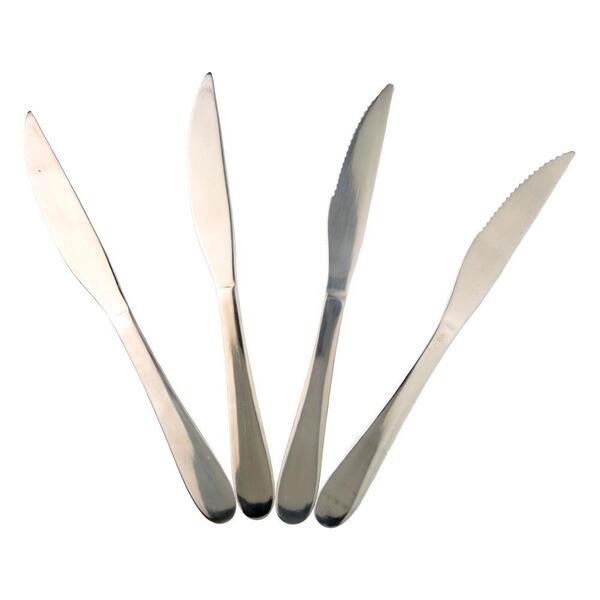 Conjunto De Facas Em Aço Inox Com 4 Peças - A\casa