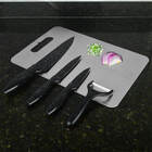 Conjunto De Facas Inox Candy Color 4 Peças Com Descascador Pr