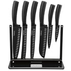 Conjunto De Facas Suporte Cuisinart Nonstick Edge Preto 7 Pç