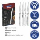 Conjunto De Facas Tramontina Zurique Para Churrasco Em Aço In