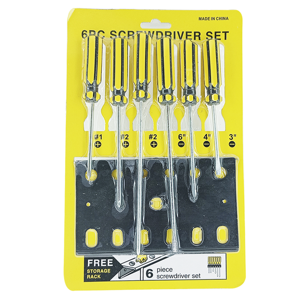 Conjunto De Ferramenta De Metal E Cabo De Plástico 6 Peças