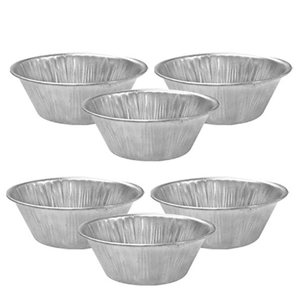 Conjunto De Formas Para Empada N° 4 6pçs De Folhas Flandres