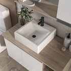 Conjunto De Gabinete Banheiro 80cm Com Cuba E Espelheira -