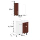 Conjunto De Gabinete Com Cuba Espelheira Móveis São João