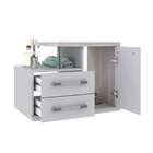 Conjunto De Gabinete De Banheiro Com Cuba Q39 E Espelheira Wo