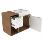 Conjunto De Gabinete Para Banheiro Com Cuba E Espelheira Roma