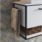 Conjunto De Gabinete Para Banheiro Suspenso 80cm Com Cuba E E