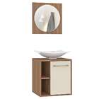 Conjunto De Gabinete Suspenso Com Cuba E Espelheira Veneza 1