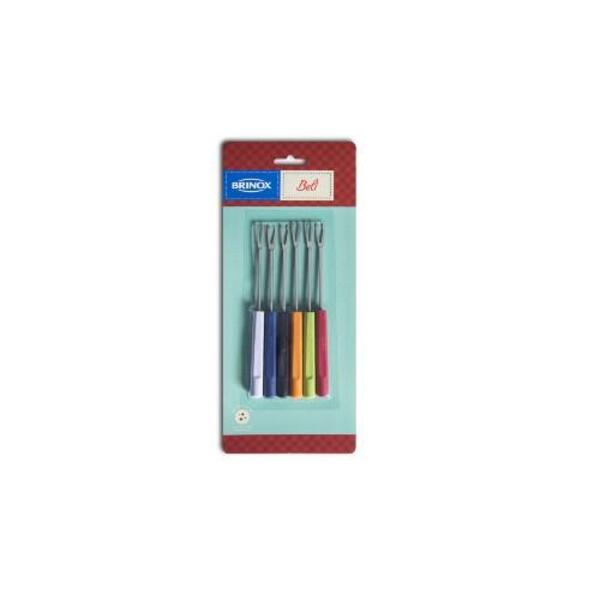 Conjunto De Garfos Para Fondue/petisco Beli 6 Peças - Brinox