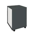 Conjunto De Gaveteiros Croydon Grafito Branco