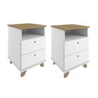 Conjunto De Gaveteiros Ipswich Olmo Branco