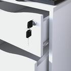 Conjunto De Gaveteiros Mansfield Branco