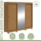 Conjunto De Guarda-roupa 3 Portas 3 Gavetas Saion Plus 1 Port